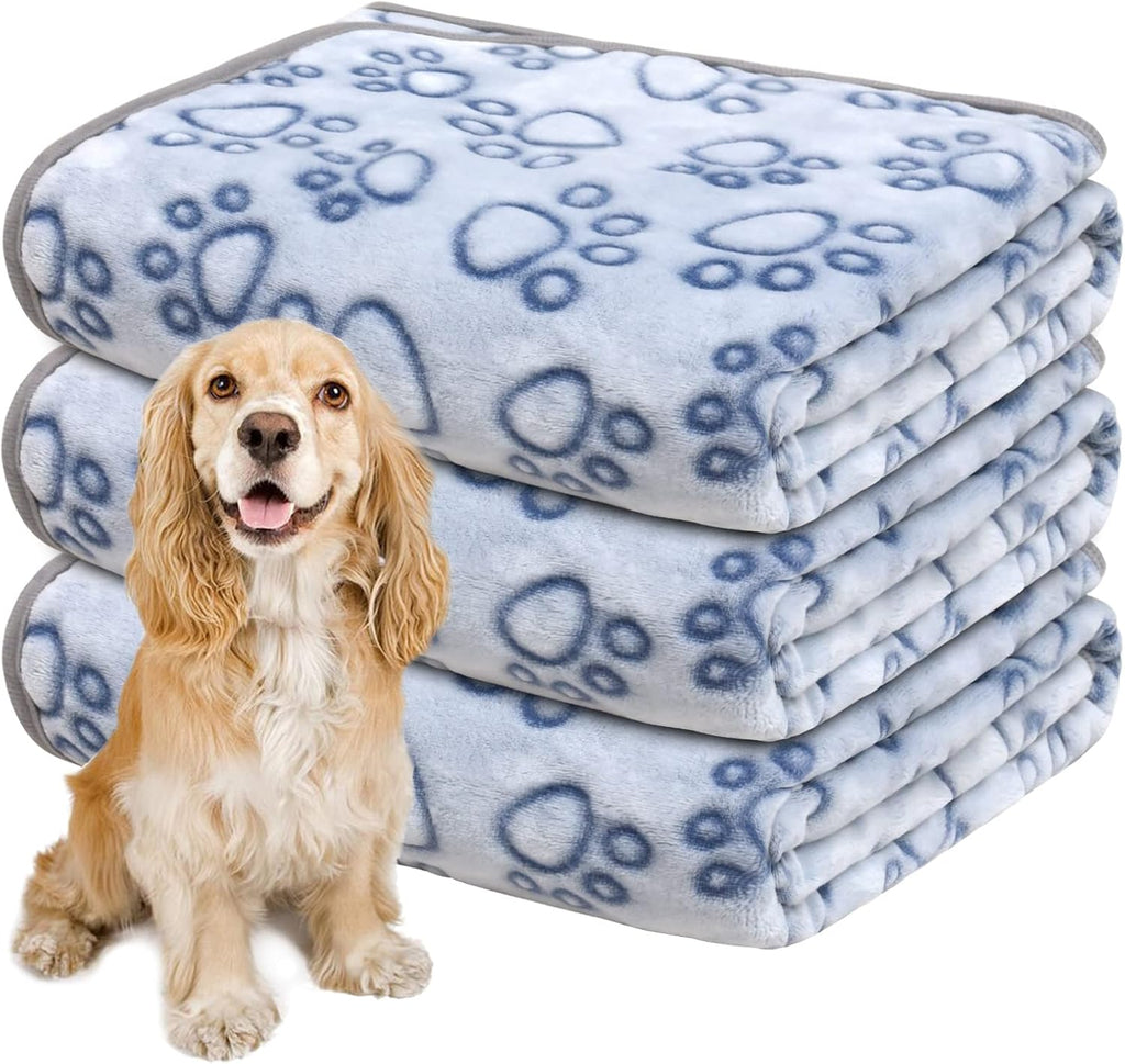 Hundedecke 110x80 cm 3er Set weich waschbar fuer Hunde und Katzen