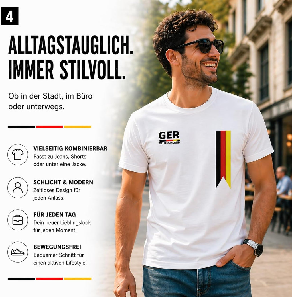 Deutschland Trikot Fussball Herren Damen Germany T-Shirt WM 2026 M-XL