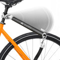 Hunde Fahrrad-Leine mit 180° Drehgelenk und Stossdaempfer, Schwarz