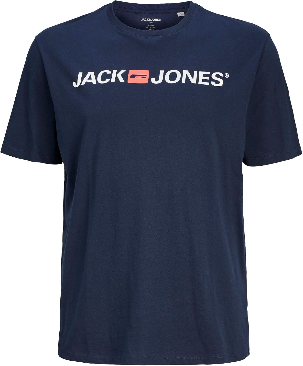 Jack & Jones Herren T-Shirt Logo Regular Fit grosse Groessen