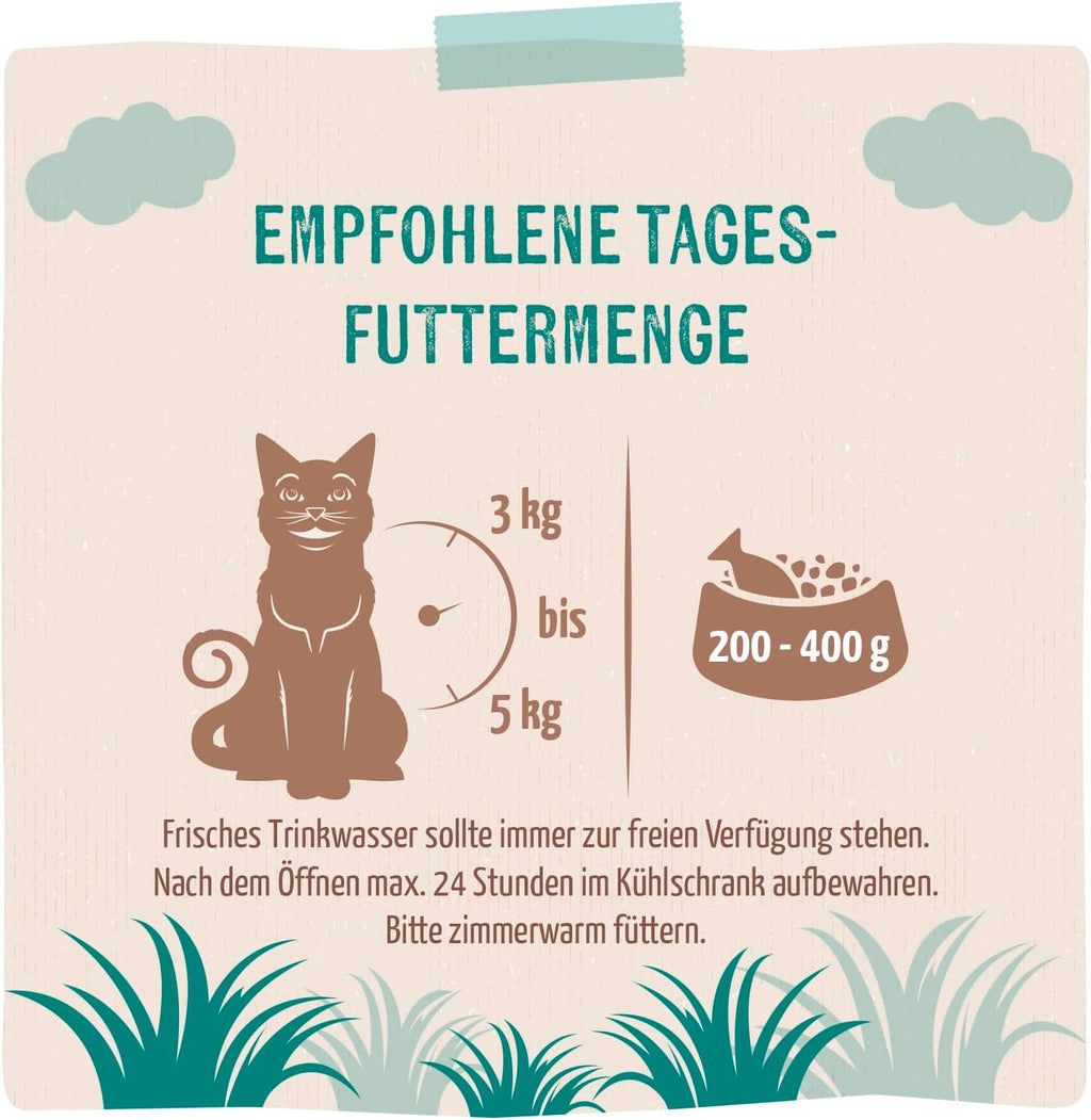 MjAMjAM Nassfutter Katze Huehnchen getreidefrei 6x400g