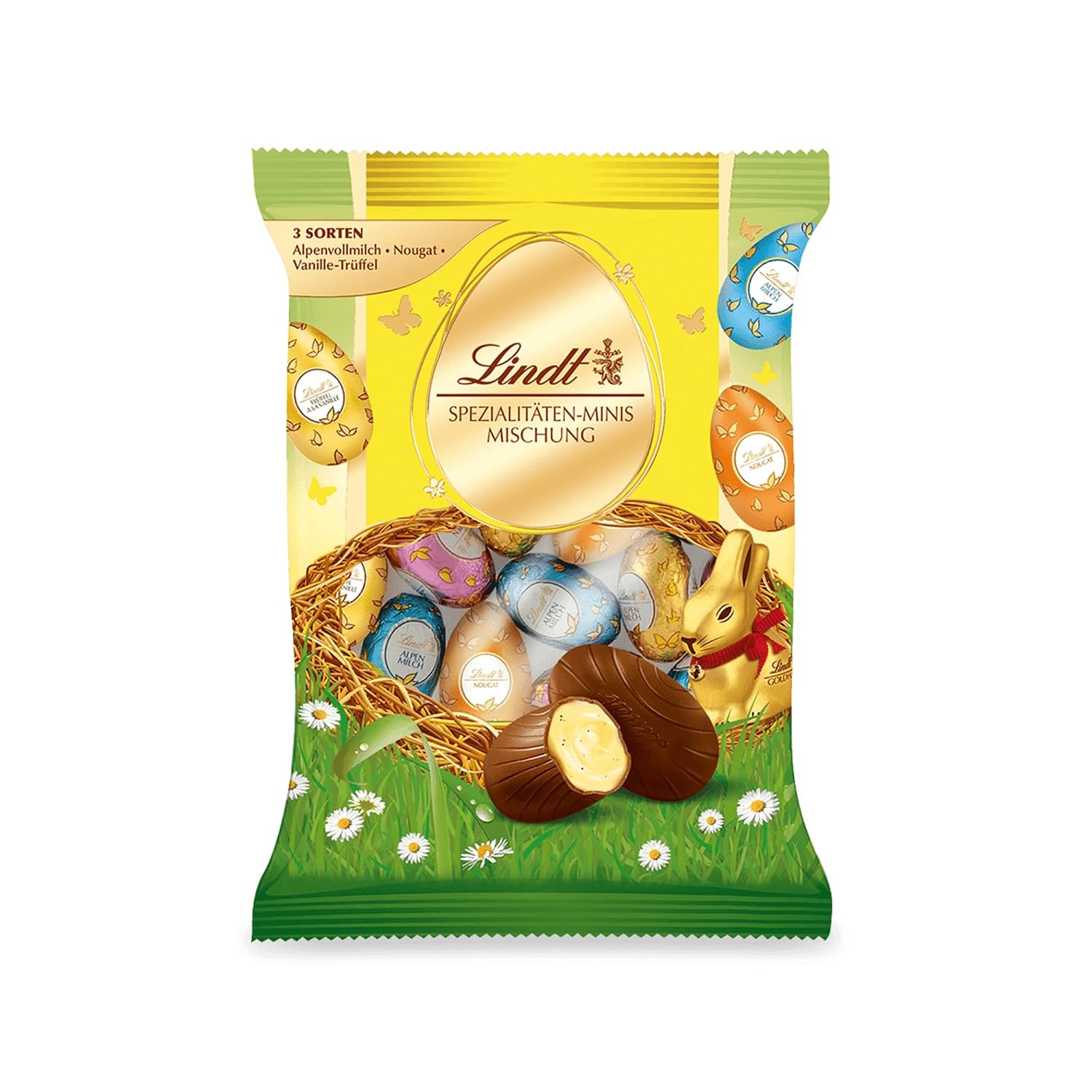 Lindt Mini Eier weisse Schokolade Erdbeere verschiedene Sorten