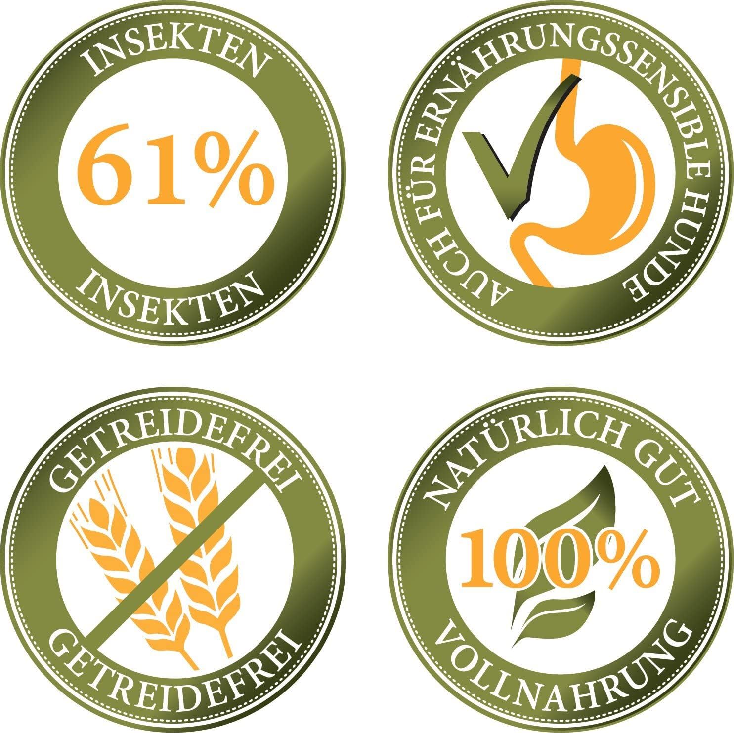 Bellfor Landgut-Menue Nassfutter Insekten 6x800g getreidefrei hypoallergen -8