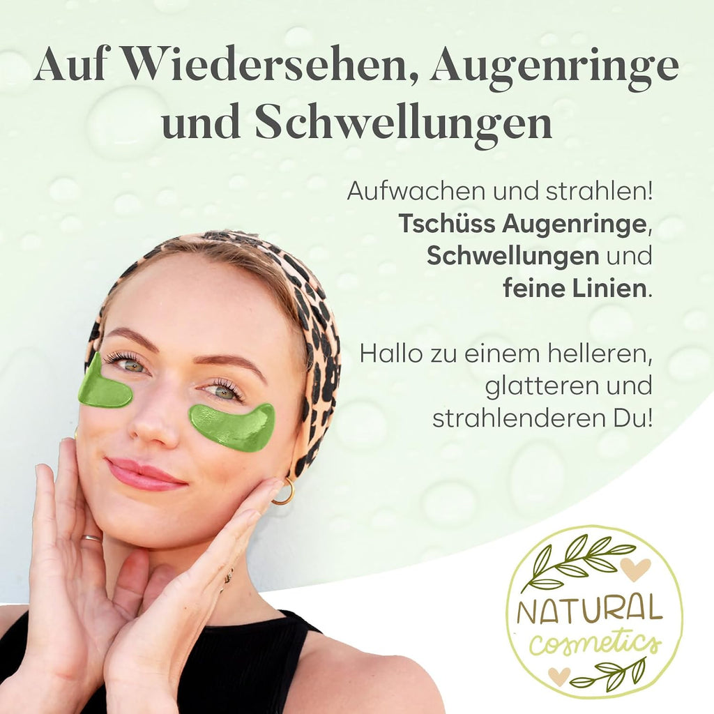 Augenpads 20 Paare mit Niacinamid und Hyaluron - Gel Augen Pads
