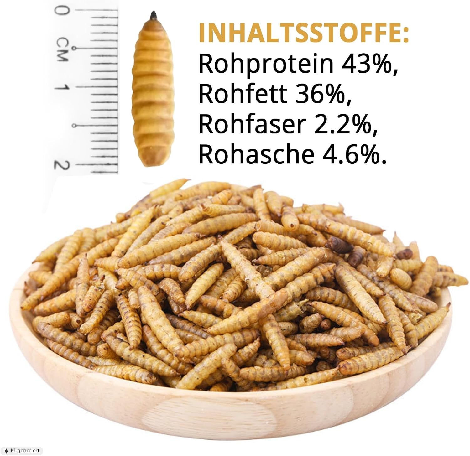 EWL Wasserfloehe getrocknet Daphnia Fischfutter, verschiedene