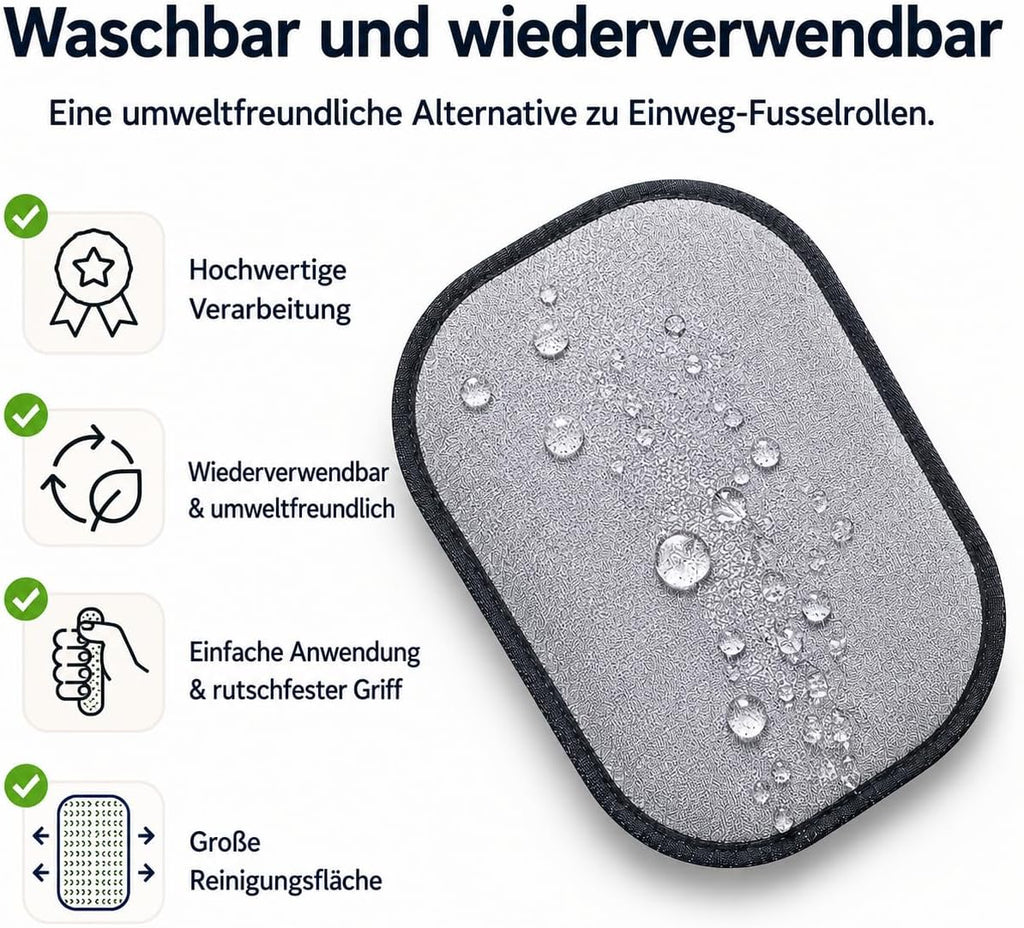 Tierhaarentferner Handschuh 2er Set elektrostatisch für Hund Katze