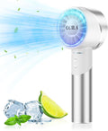 OUILA Handventilator USB 2600 mAh Metallgehaeuse 4 Stufen bis 7000 rpm Schwarz