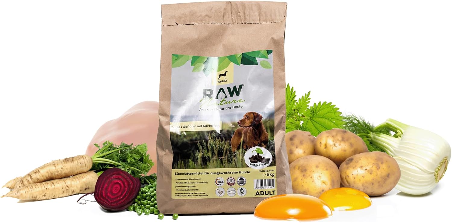 RAW Nature Trockenfutter Adult Huhn getreidefrei hoher Fleischanteil ve