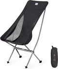 Naturehike Campingstuhl Ultraleicht klappbar bis, Schwarz