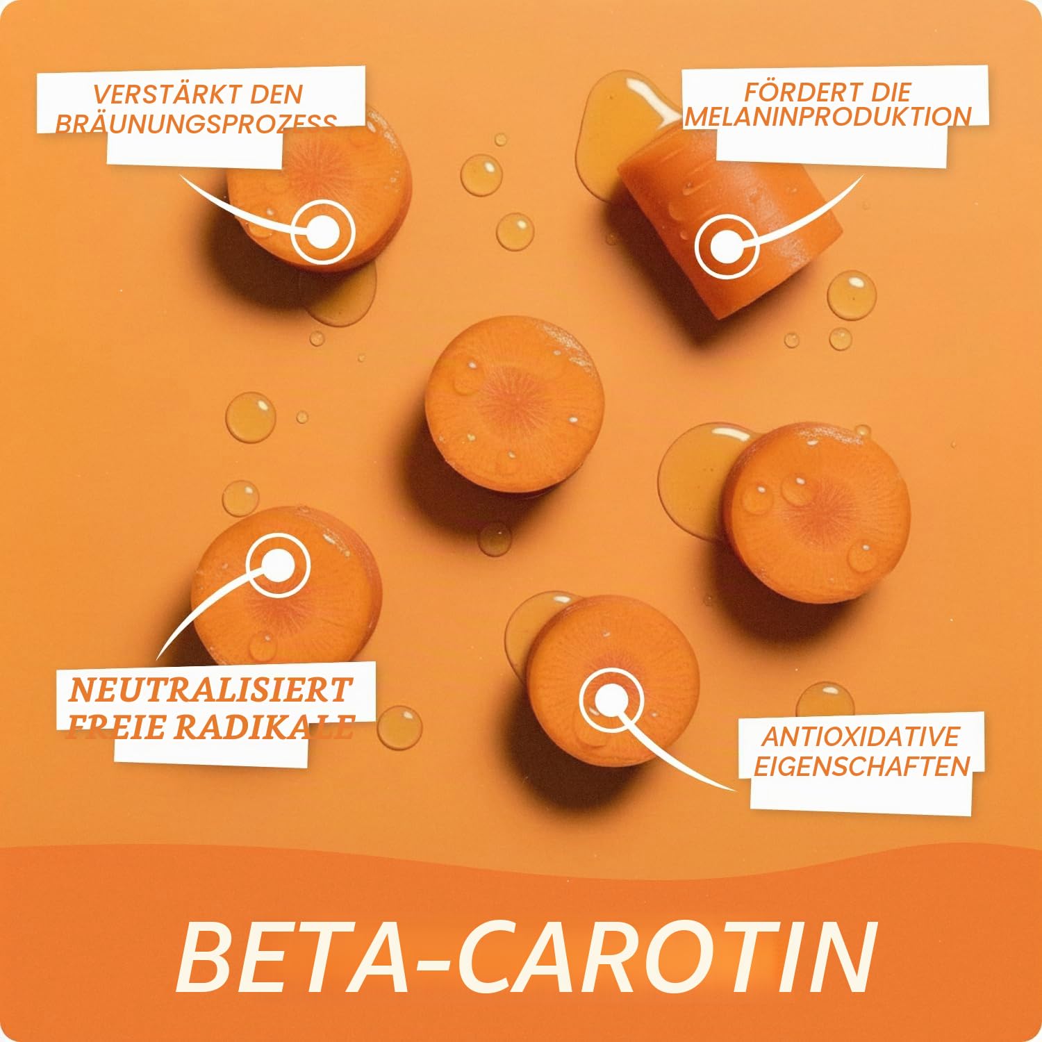 Malibu Fast Tanning Koerperbutter 300 ml mit Beta‑Carotin, wasserfest