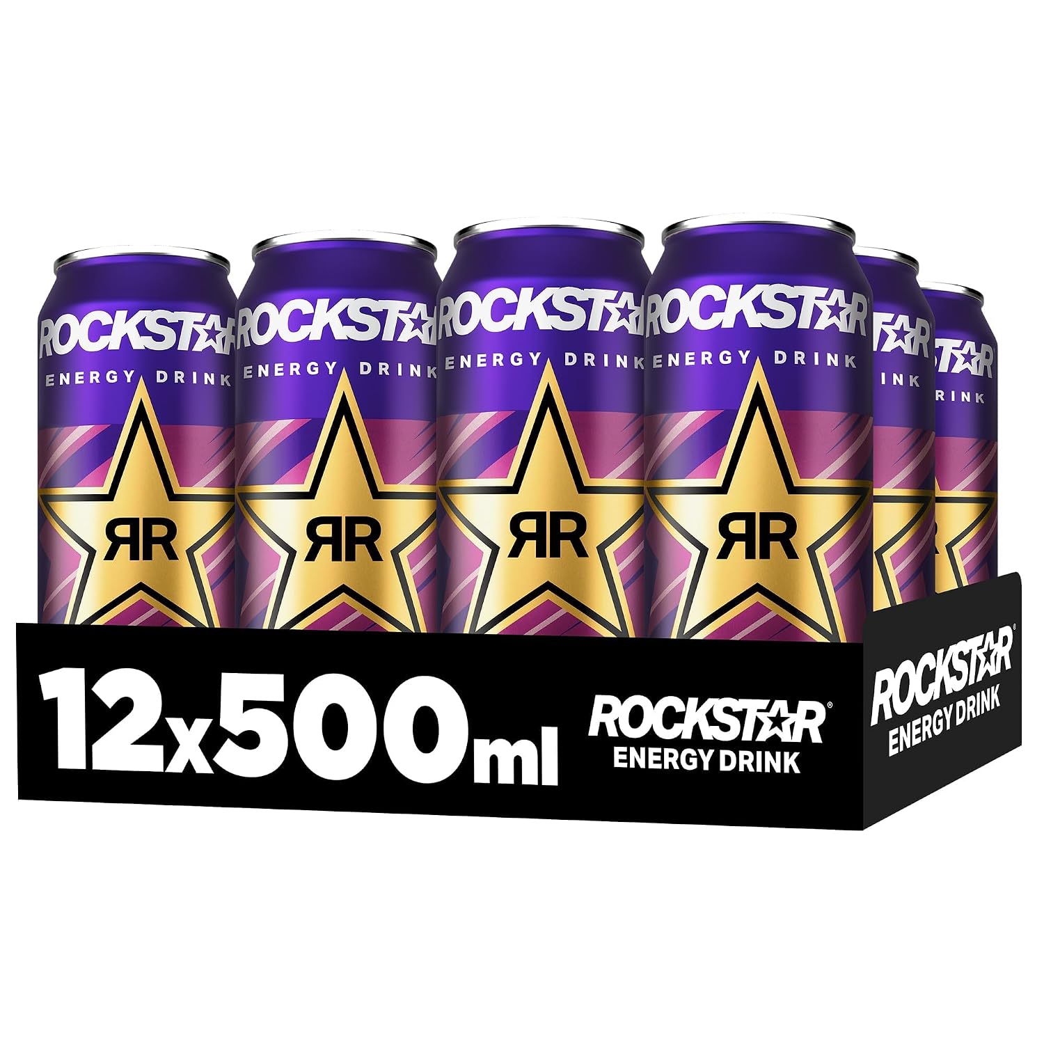 Rockstar Energy Drink Tropical Guava Geschmack - Koffeinhaltiges Erfrischungsget