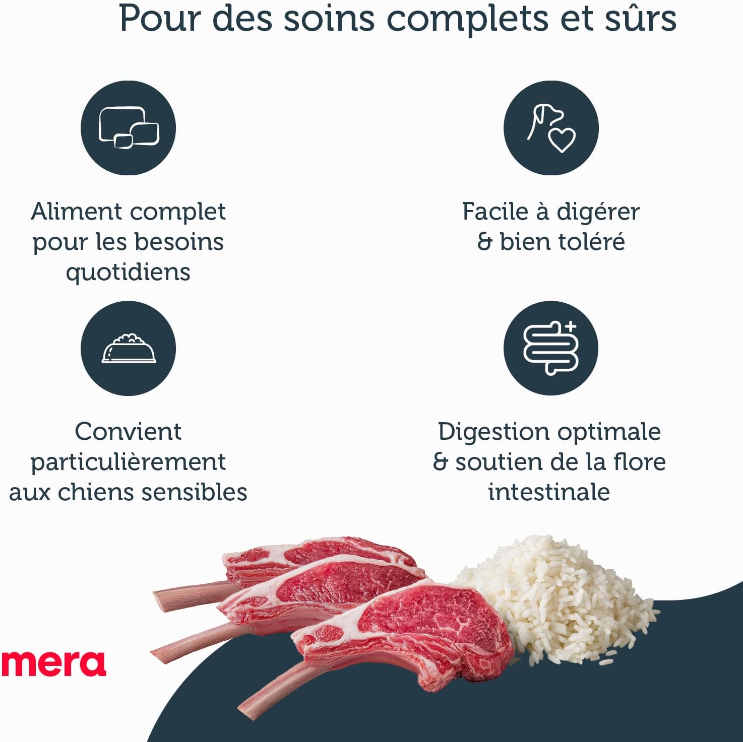 MERA Pure Sensitive Hundefutter Lamm und Reis verschiedene Sorten