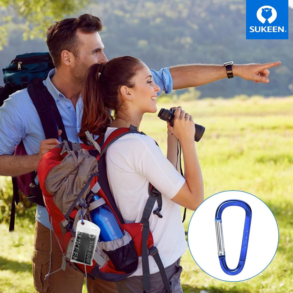 Sukeen Kuehlendes Handtuch Set fuer Sport Wandern Laufen Tennis Reisen