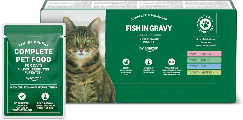 Katzenfutter nass 48er Pack verschiedene Sorten in Sauce