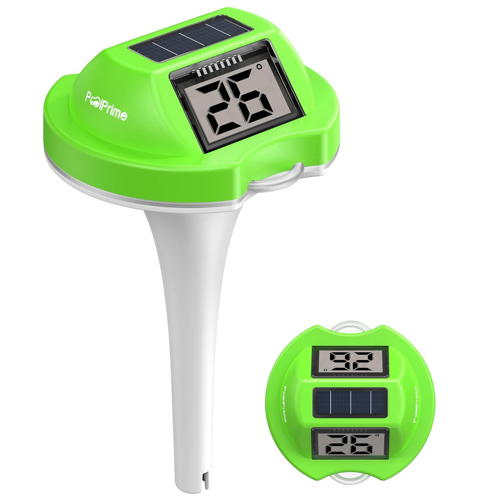 Poolthermometer schwimmend mit Doppelanzeige, digitale Temperaturanzeige IPX7