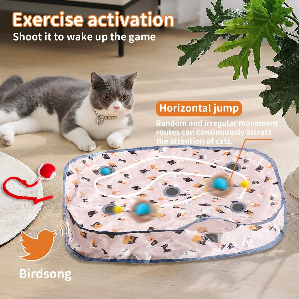 Interaktive Haustier Spielkugeln 2er Set Katzen Hunde USB Aufladbar