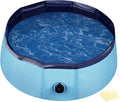 Fudajo Hundepool faltbar 80x20 cm PVC rutschfest mit verstaerkten Kanten 20cm-30c