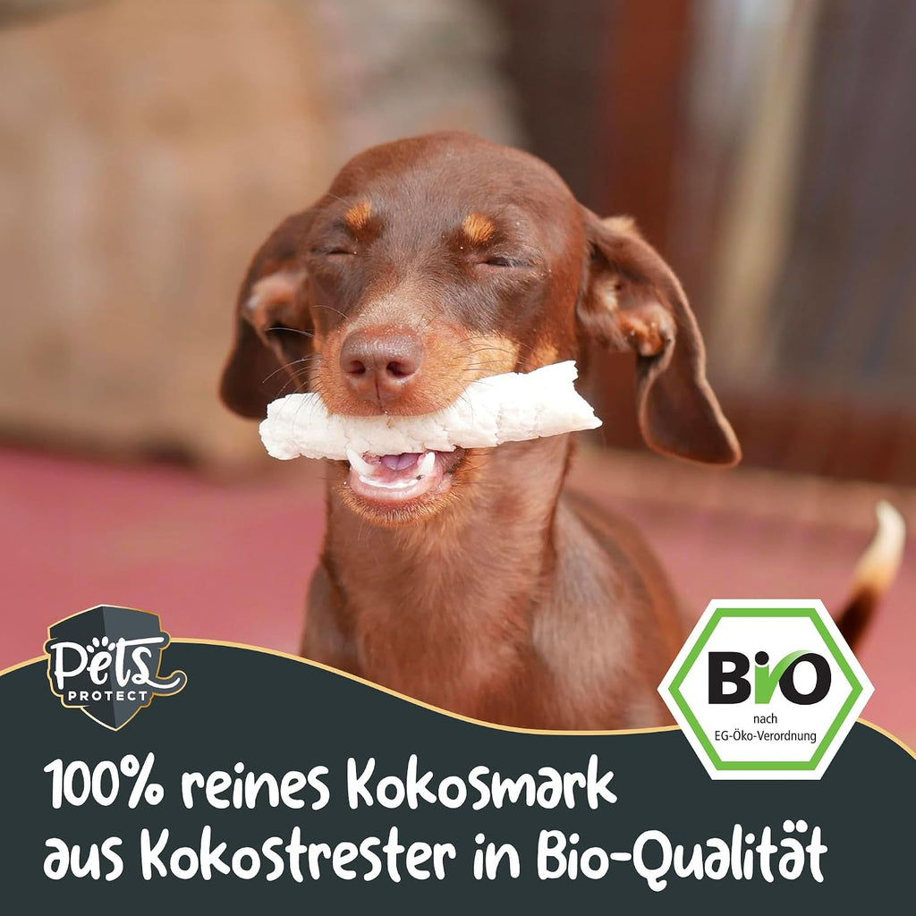 Pets Protect Bio Kokoshappen 300 g vegane Hundesnacks getreidefrei