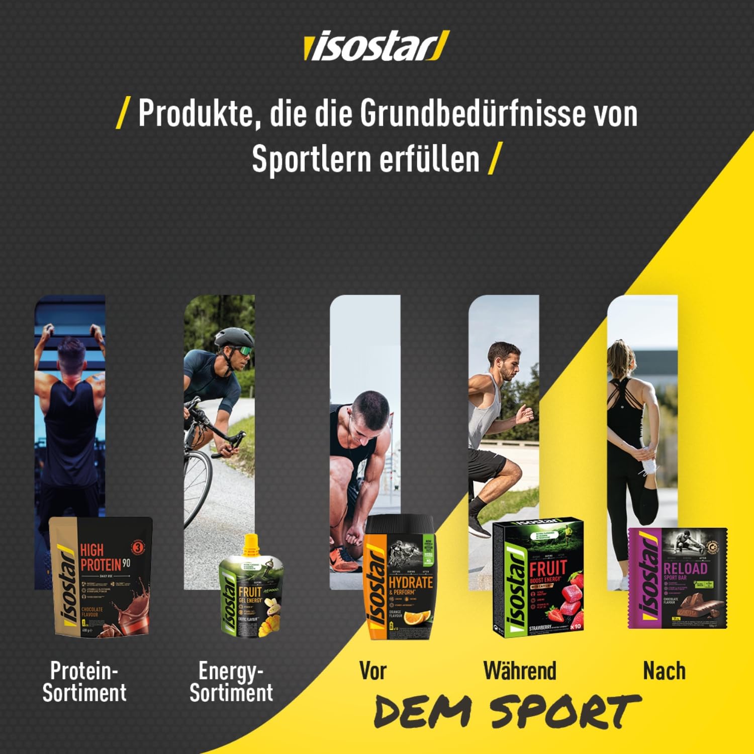 Isostar Hydrate & Perform Grapefruit Pulver verschiedene Sorten