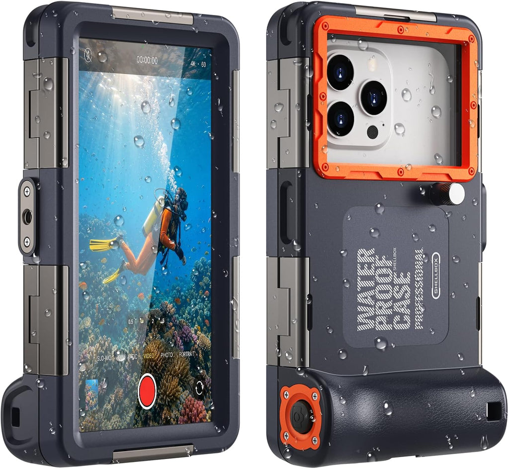 Unterwasser Handyhuelle IP68 15 m wasserdicht kompatibel mit iPhone 17/17 Pro/Pro
