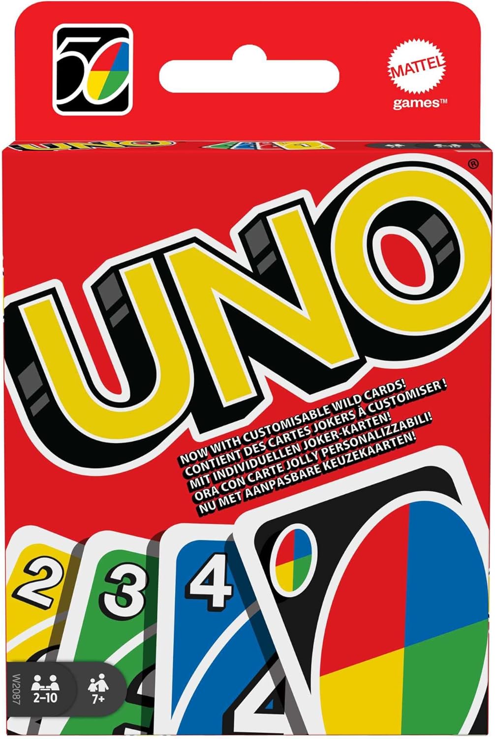 Mattel UNO Kartenspiel Reise Ausgabe 2-10 Spieler ab 7 Jahren