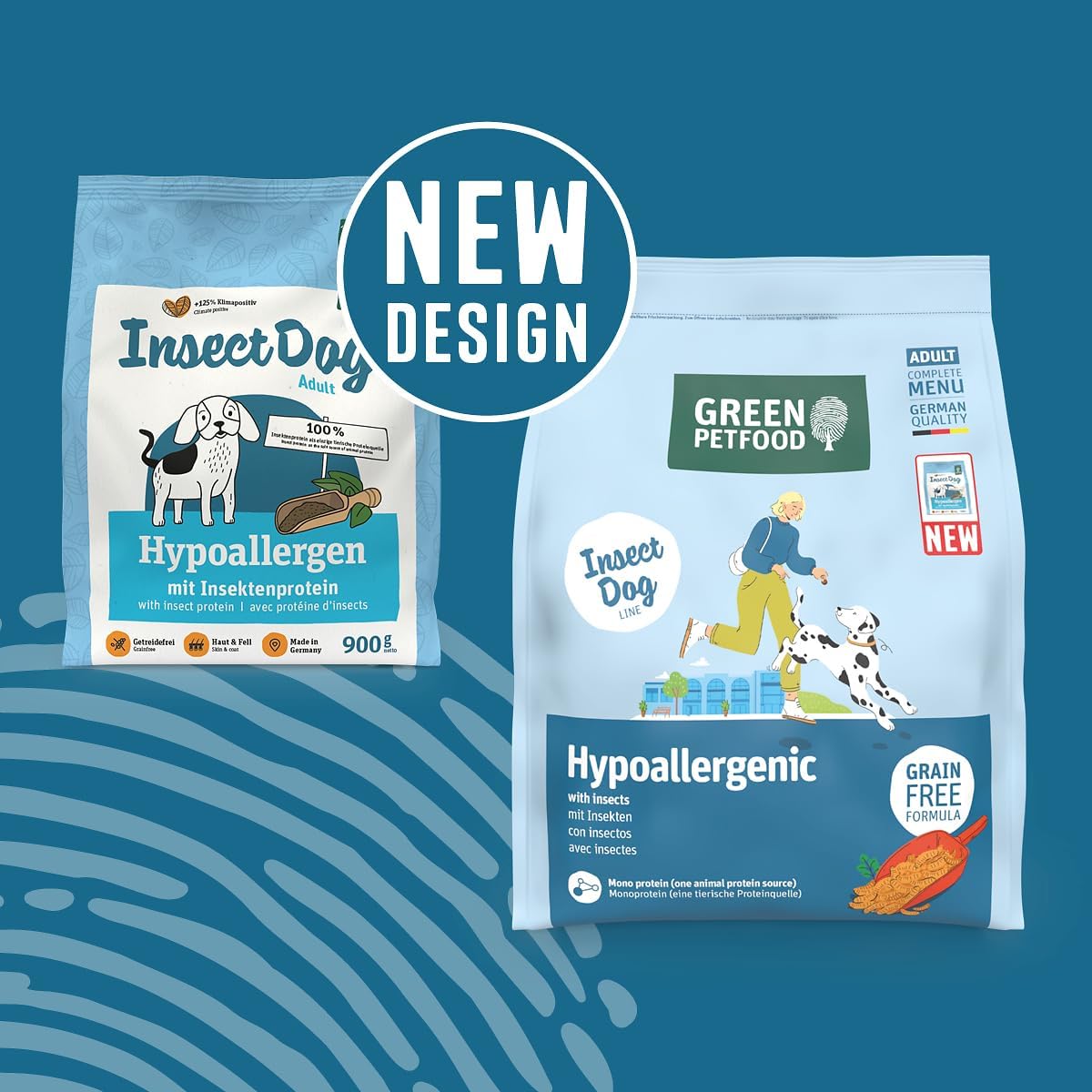 Trockenfutter InsectDog Hypoallergen getreidefrei Insektenprotein