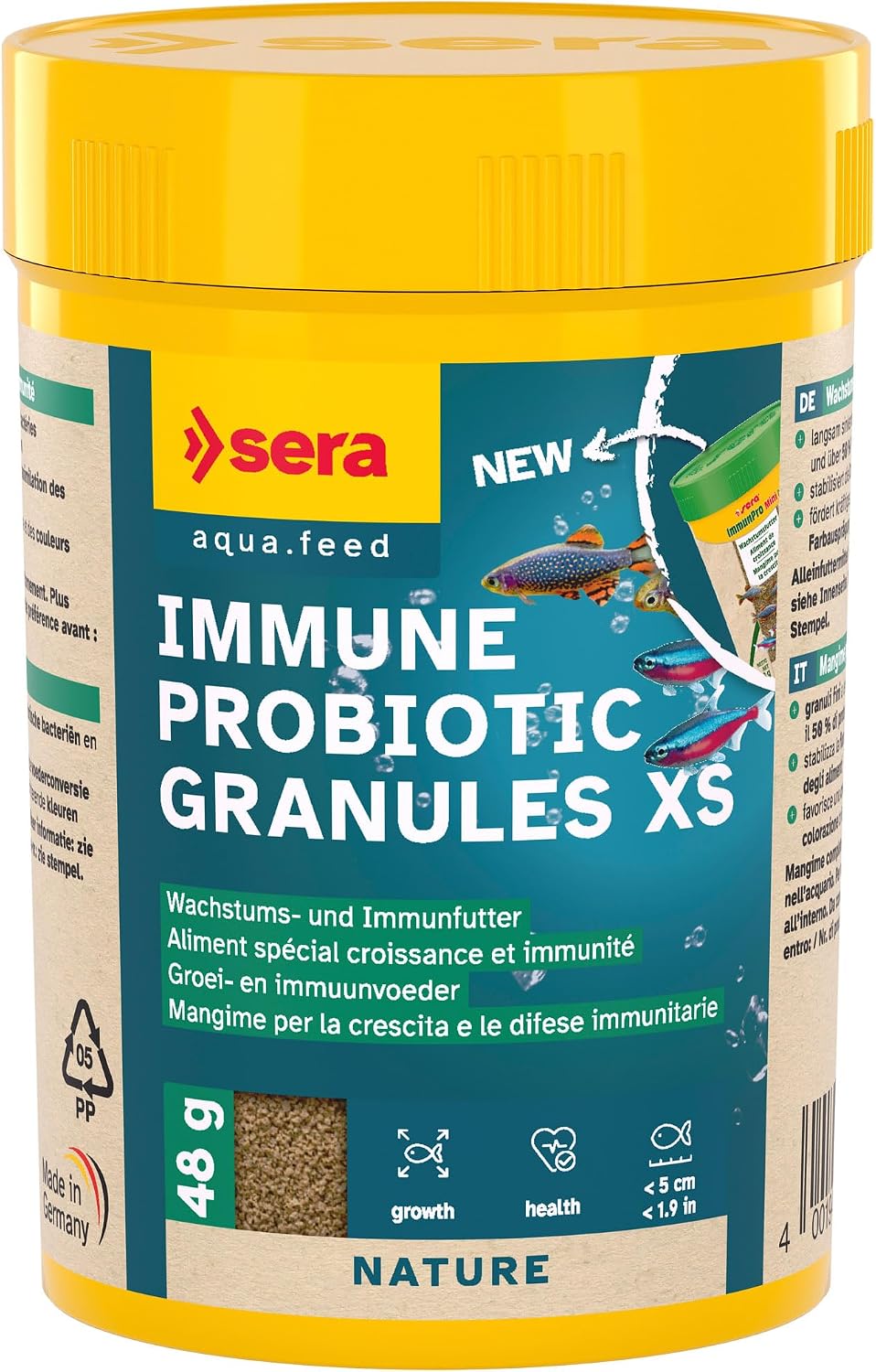 sera Immune Probiotic Granules XS Fischfutter bis 5 cm