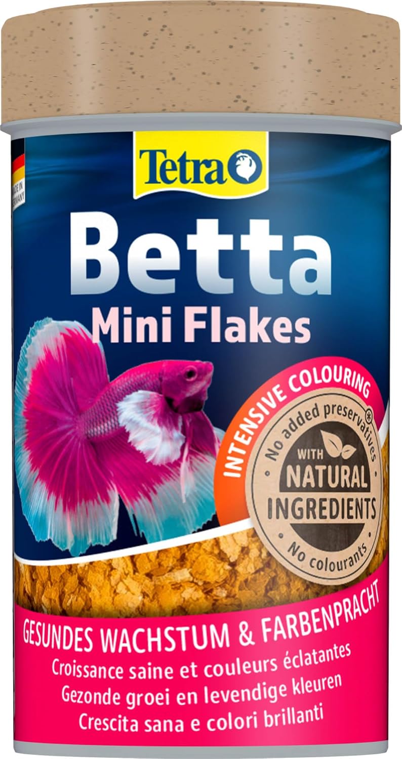 Tetra Betta Flakes Fischfutter Flocken für Kampffische Labyrinthfische 100 ml
