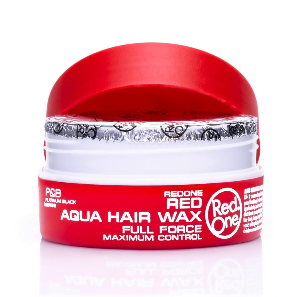 Aquatisches Haarwachs 150 ml Rot Ultra Halt Kantenkontrolle Erdbeerduft