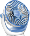 OCOOPA USB Tischventilator 360° drehbar, leise, 3 Geschwindigkeiten, tragbar