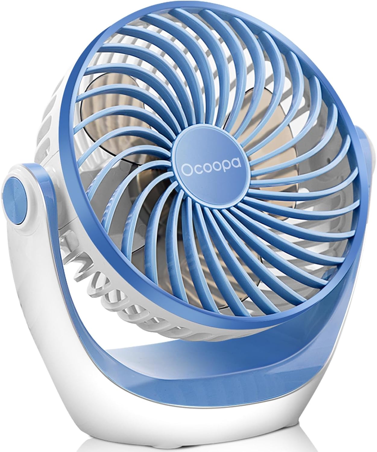 OCOOPA USB Tischventilator 360° drehbar, leise, 3 Geschwindigkeiten, tragbar
