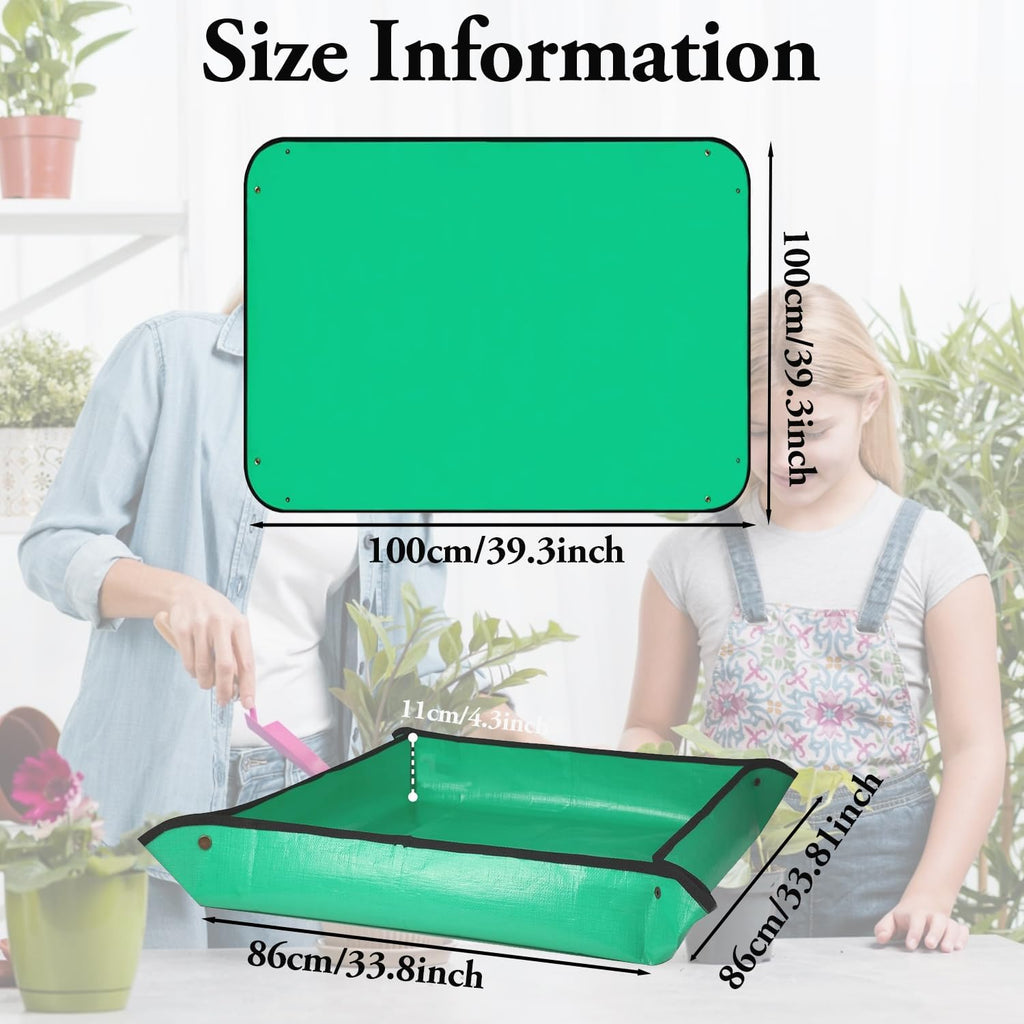 Umtopfmatte 74x100 cm wasserdichte PP Gartenschutzmatte 100cm