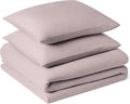 Amazon Basics Bettwaesche 135x200 cm 2-teilig Mikrofaser blau 200cm