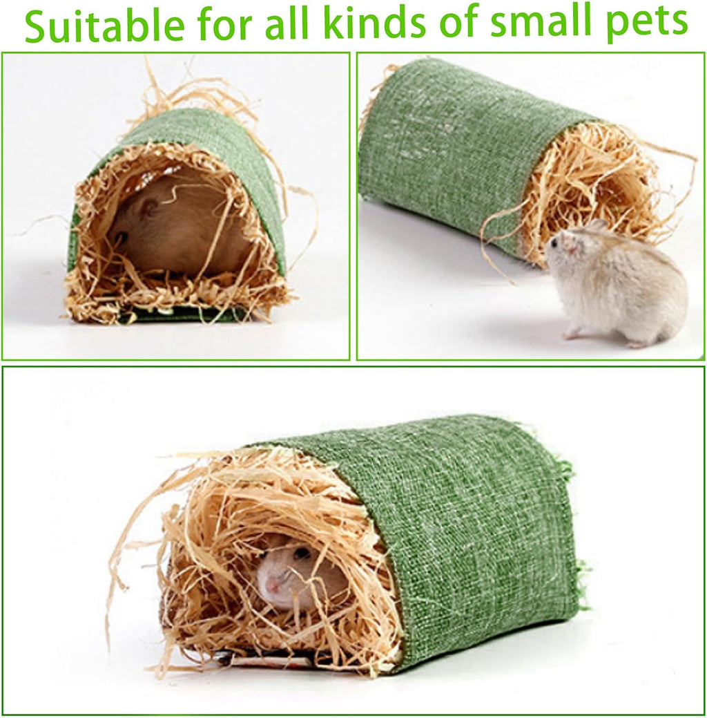 Kaninchen Tunnel Meerschweinchen Hamster Spieltunnel Kleintier Zubehör Grün