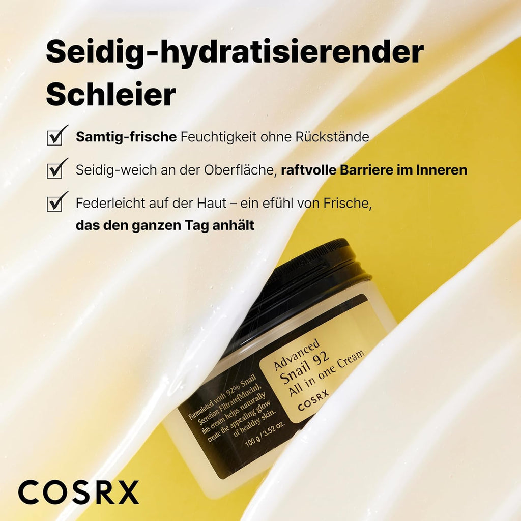 COSRX Advanced Snail 92 All In One Cream Hyaluron Gesichtscreme