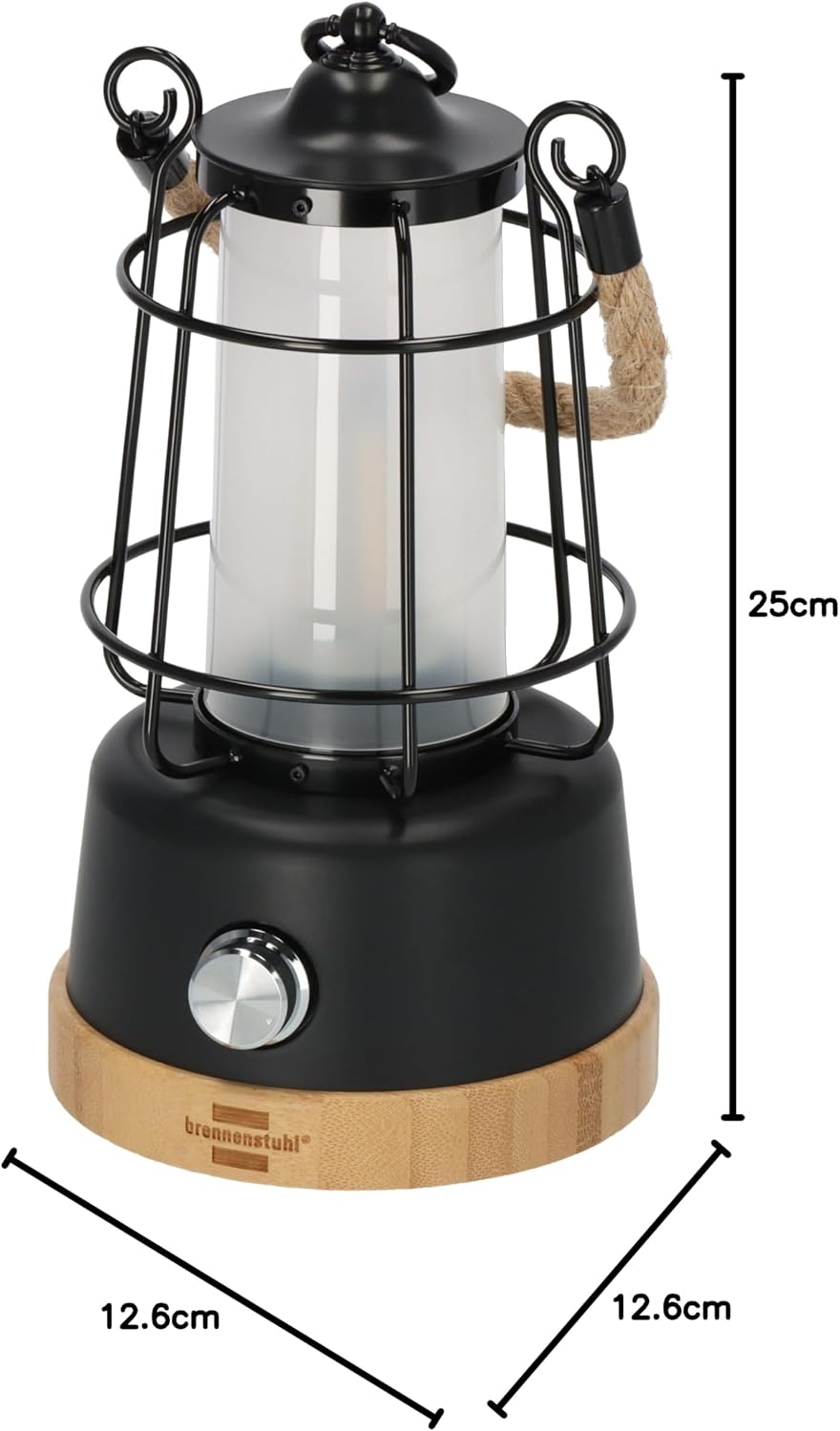 Brennenstuhl LED Akku Campinglampe CAL 1 AC 350 lm, dimmbar, USB-C, IP44