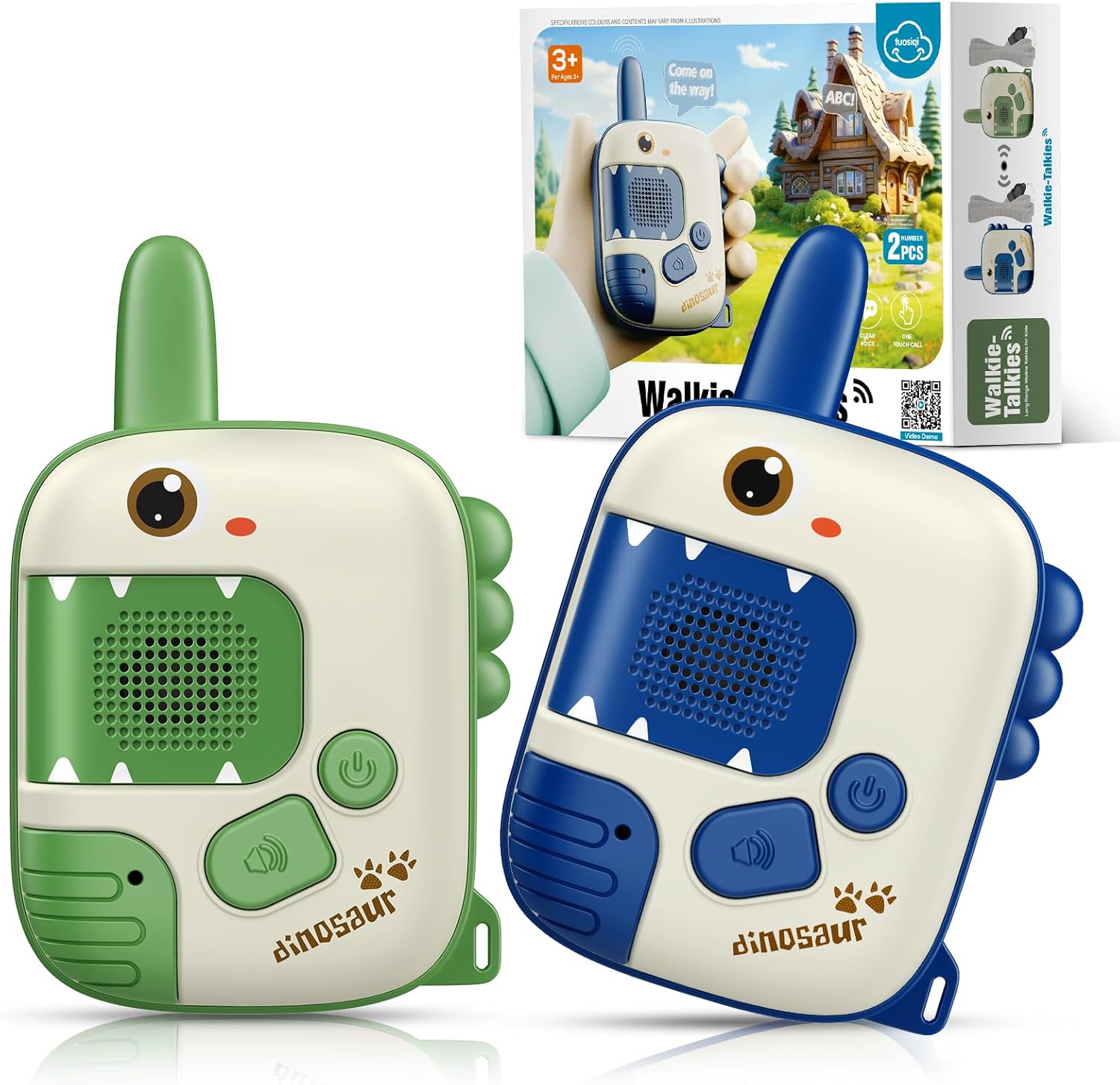 Walkie Talkie Kinder Funkgeraet Jahre verschiedene Farben Dino Spielzeug