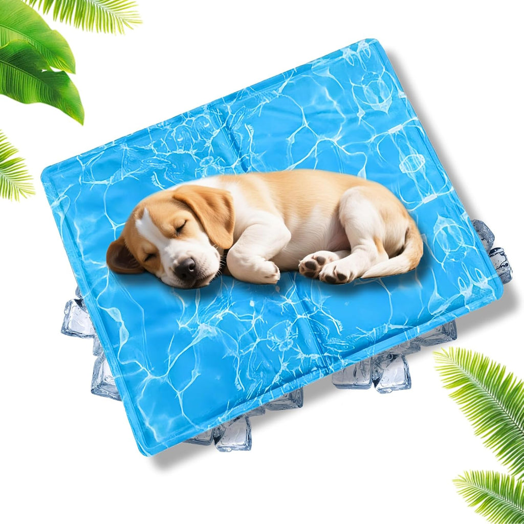 Kuehlmatte Hund Katze 65x50 cm selbstkuehlend, ungiftiges Gel, wasserdicht