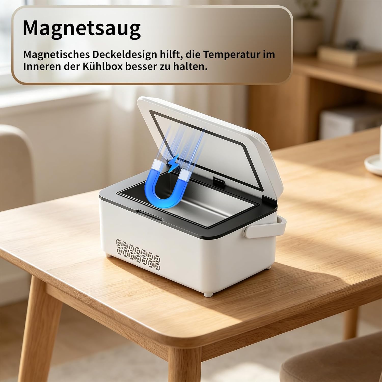 Insulin Kuehlbox elektrisch °C mit LCD Temperaturanzeige 13600mAh Akku