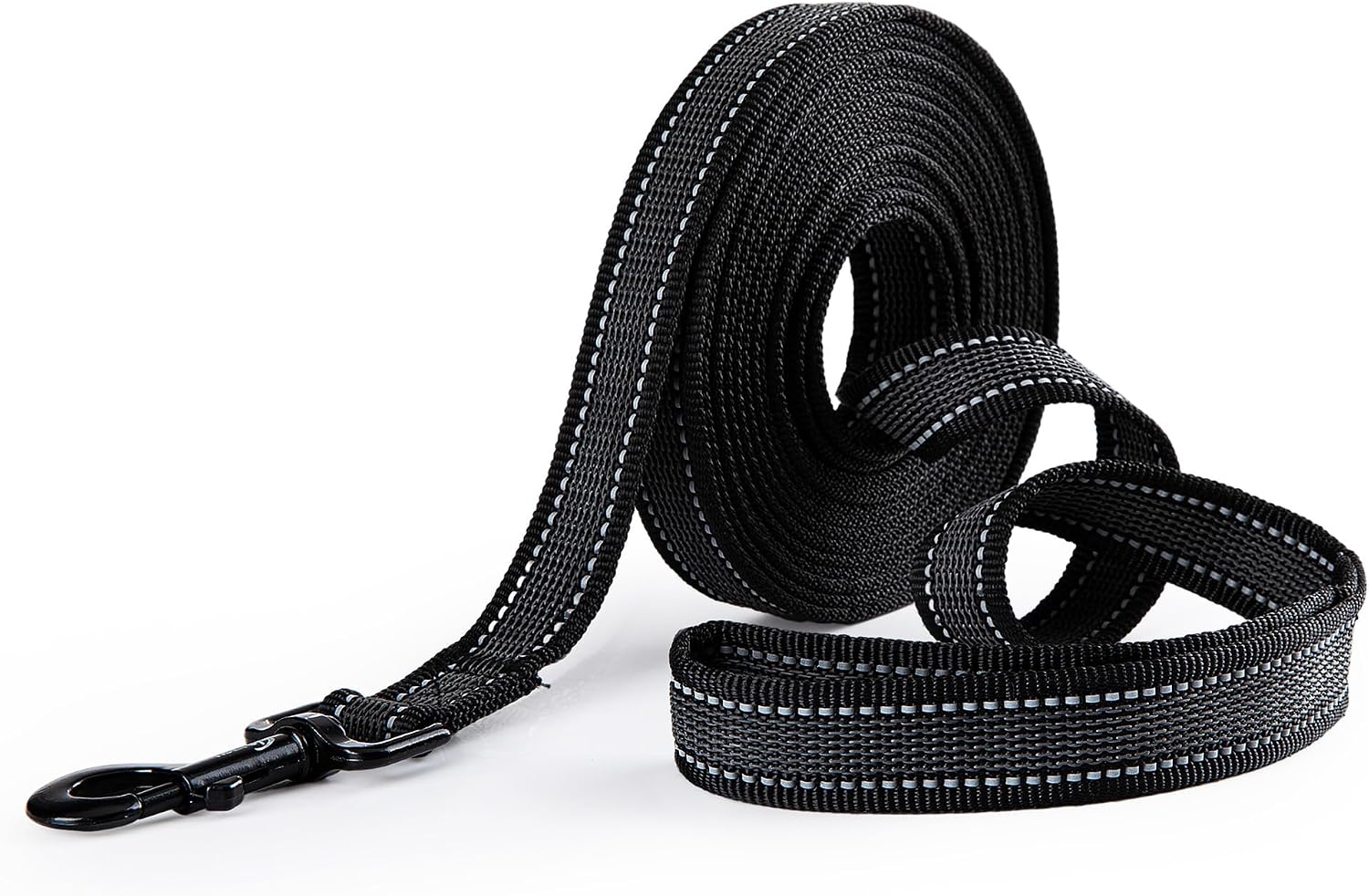 Toozey Hundeschleppleine wasserdicht 5m-20m Handschlaufe Karabiner Neon Gelb