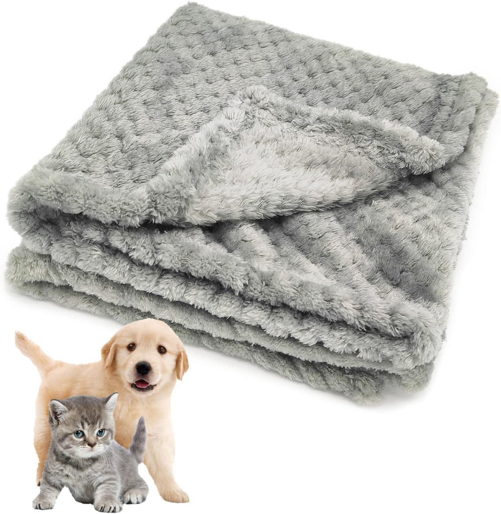 TSHAOUN Hundedecke 70x50 cm doppelseitig Fleece weich Katze Haustier