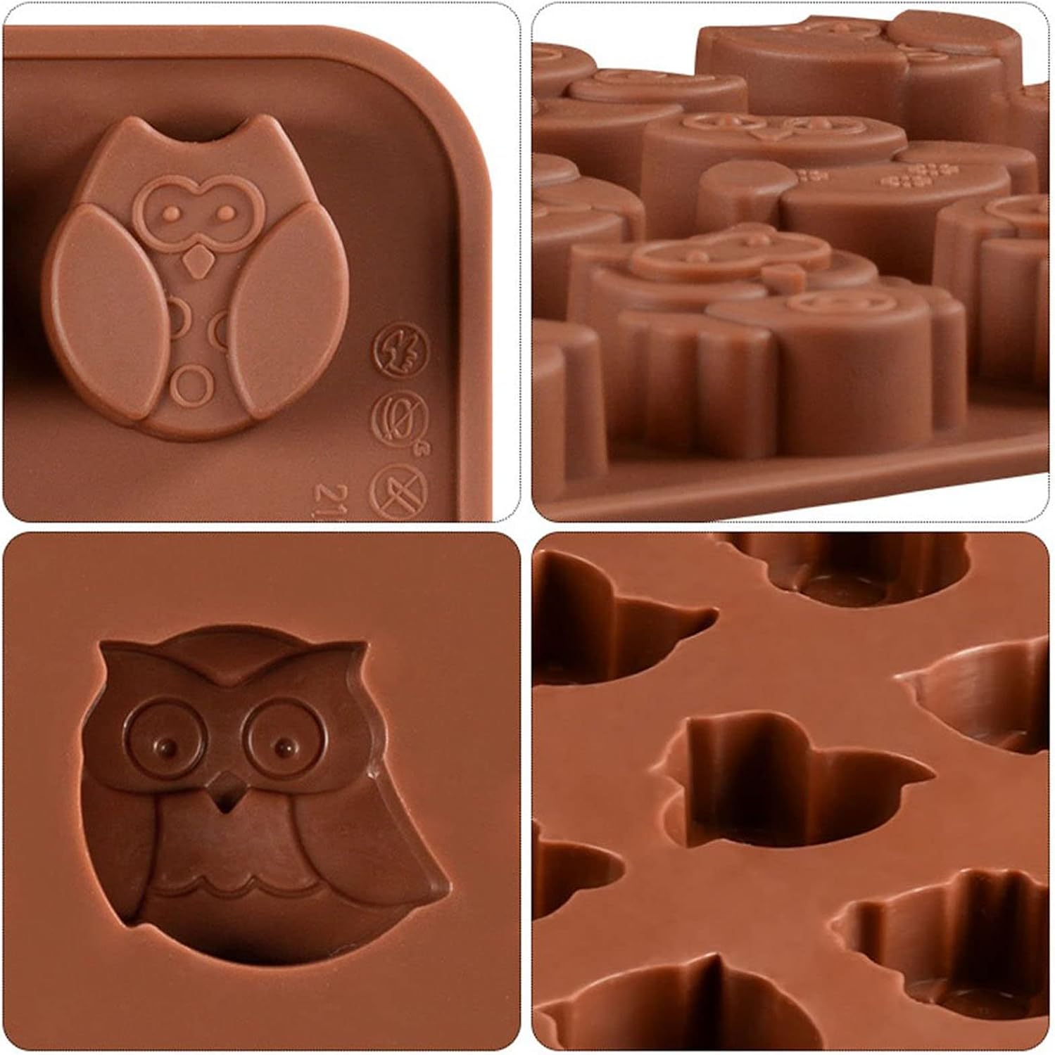 Silikonform Katzenmotiv Pralinenform Antihaft flexibel fuer Suessigkeiten