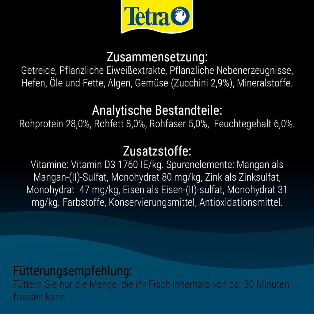 Tetra Pleco Algen Wafers Fischfutter fuer Welse mit Spirulina