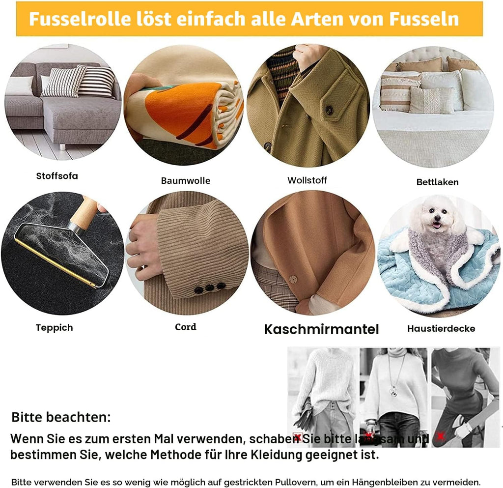 Cat Dog Fur Pro Shaver Fusselentferner fuer Teppiche Stoffsofas Betten
