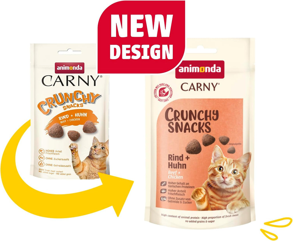 animonda Carny Crunchy Snacks Katzen Leckerli Multifleisch Cocktail 10x50g versc