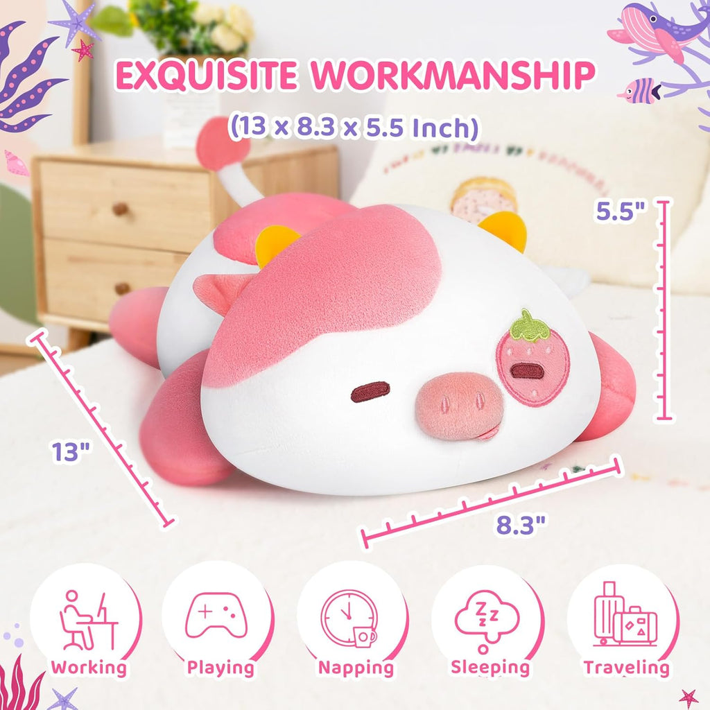 Plueschkissen fuer Katzen 33-51cm Kawaii Kuscheltier verschiedene Sorten
