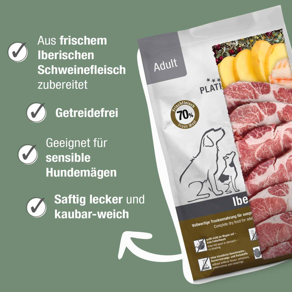 Alle Hunderassen Trockenfutter Iberico Adult Hauptprotein 5kg