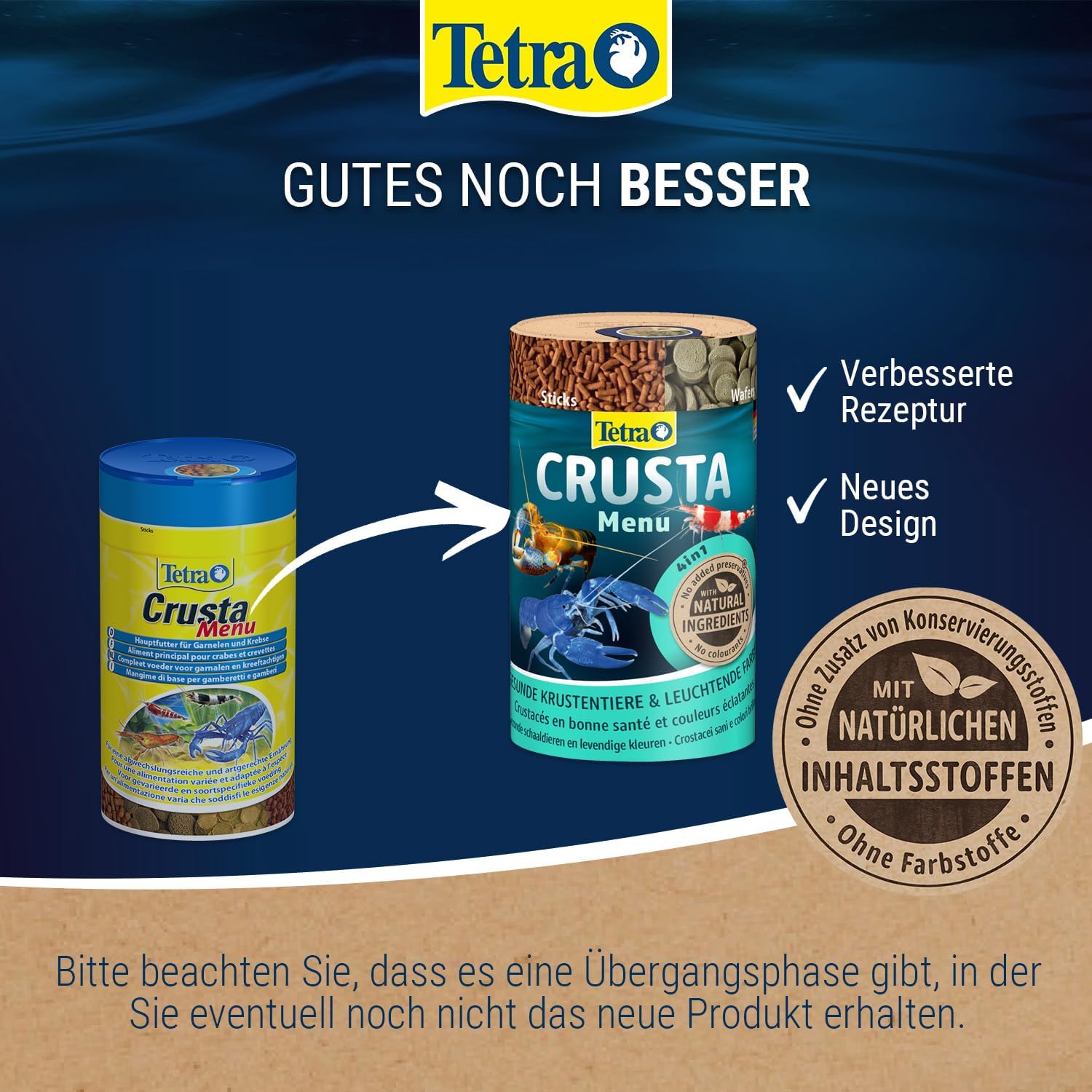 Tetra Crusta Granules Garnelen Krebse Futter Dose
