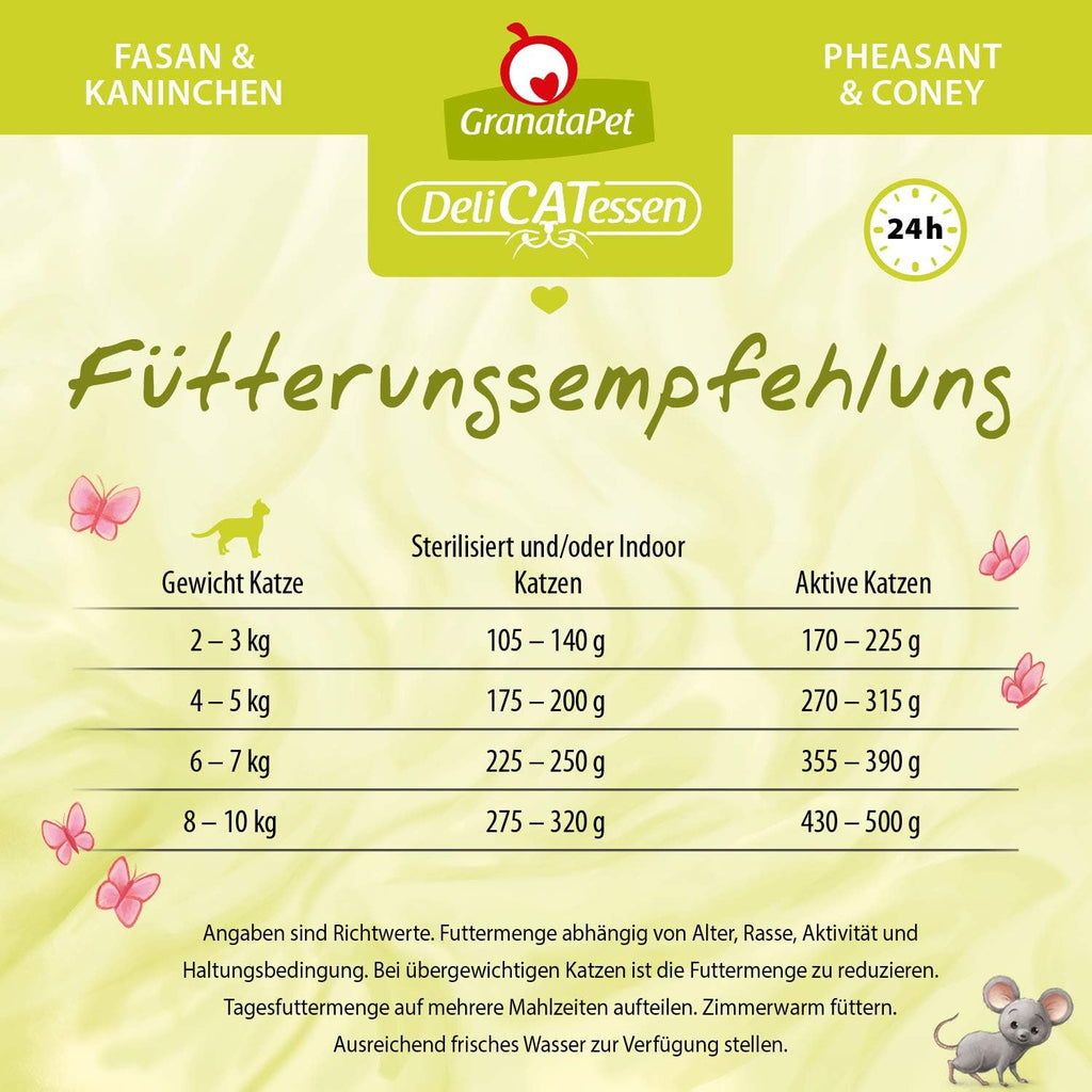 GranataPet DeliCatessen Wild Nassfutter fuer Katzen 6x400g, verschiedene Sorten 8