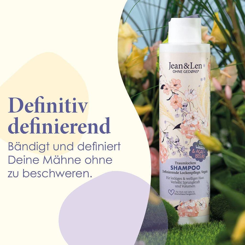Jean & Len Traumlocken Shampoo Reiswasser Açaibeere Vegan Ohne Silikone